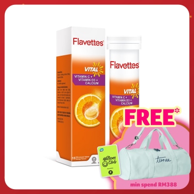 FLAVETTES Effervescent Vital Orange 15S