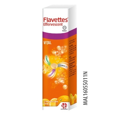 FLAVETTES Effervescent Vital Orange 15S