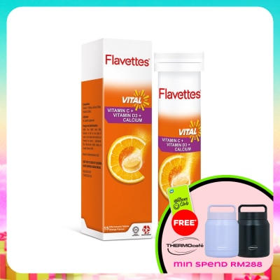 FLAVETTES - Effervescent Vital Orange 15S