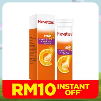 FLAVETTES Effervescent Vital Orange 15S