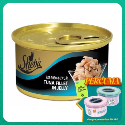 SHEBA Cat Wet Food Tuna Fillet in Jelly 85gm