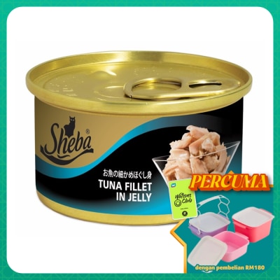 SHEBA - Cat Wet Food Tuna Fillet in Jelly 85gm