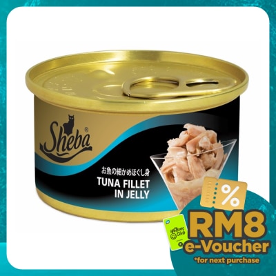 SHEBA Cat Wet Food Tuna Fillet in Jelly 85gm