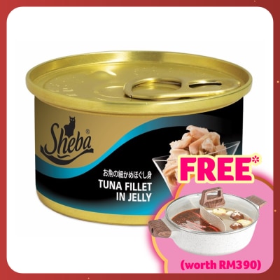 SHEBA Cat Wet Food Tuna Fillet in Jelly 85gm