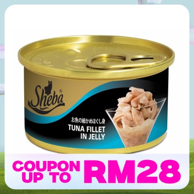 SHEBA Cat Wet Food Tuna Fillet in Jelly 85gm