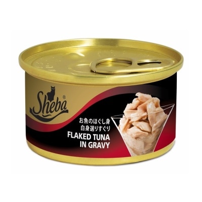 SHEBA Cat Wet Food Flake Tuna in Gravy 85gm