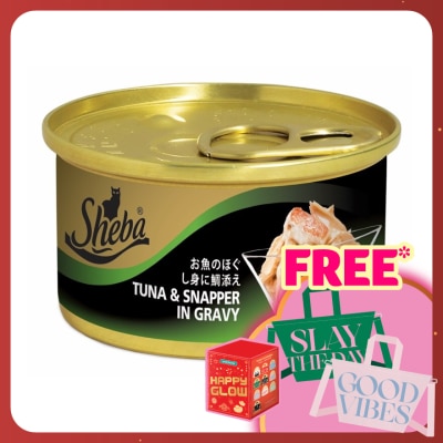 SHEBA Cat Wet Food Tuna & Snapper in Gravy 85gm