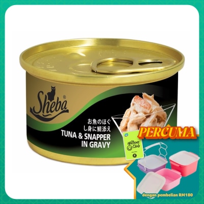 SHEBA - Cat Wet Food Tuna & Snapper in Gravy 85gm