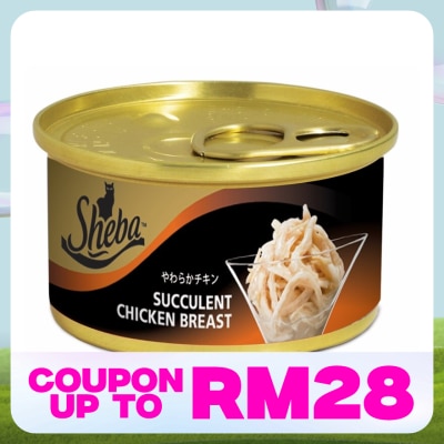 SHEBA Cat Wet Food Succulent Chicken Breast 85gm