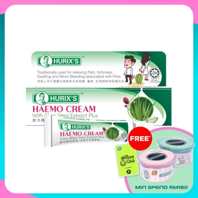 HURIX'S Hemo Cream With Aloe Vera Extract Plus 13gm