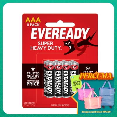 EVEREADY Super Heavy Duty Batteries AAA 8PC