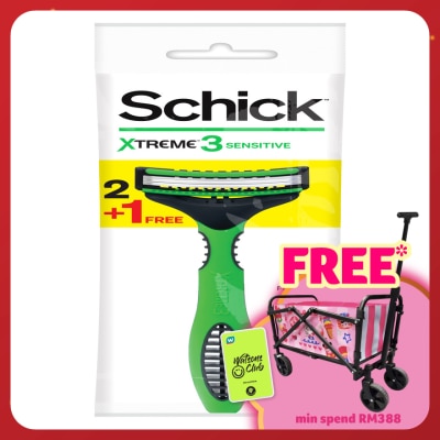 SCHICK Xtreme3 Sensitive Disposable Razor 3's