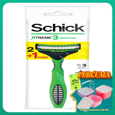 SCHICK - Xtreme3 Sensitive Disposable Razor 3's