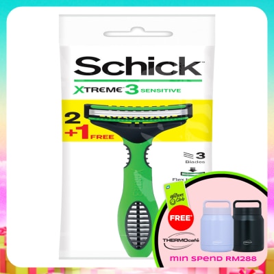 SCHICK - Xtreme3 Sensitive Disposable Razor 3's