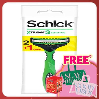 SCHICK Xtreme3 Sensitive Disposable Razor 3's
