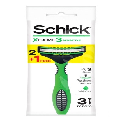 SCHICK Xtreme3 Sensitive Disposable Razor 3's