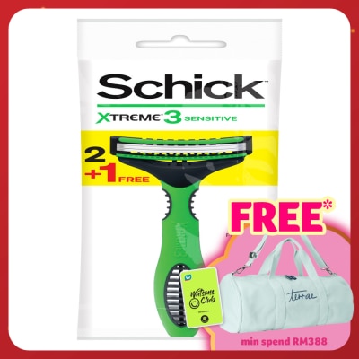 SCHICK Xtreme3 Sensitive Disposable Razor 3's