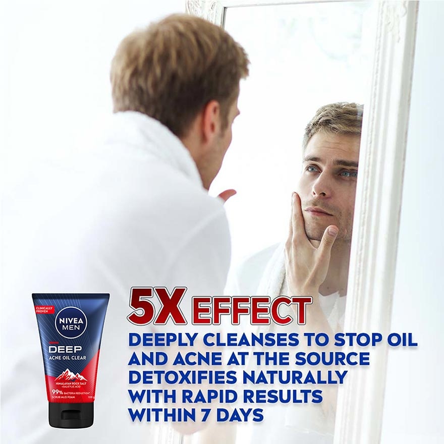 DEEP Rapid Acne Oil Clear Mud Scrub 100g