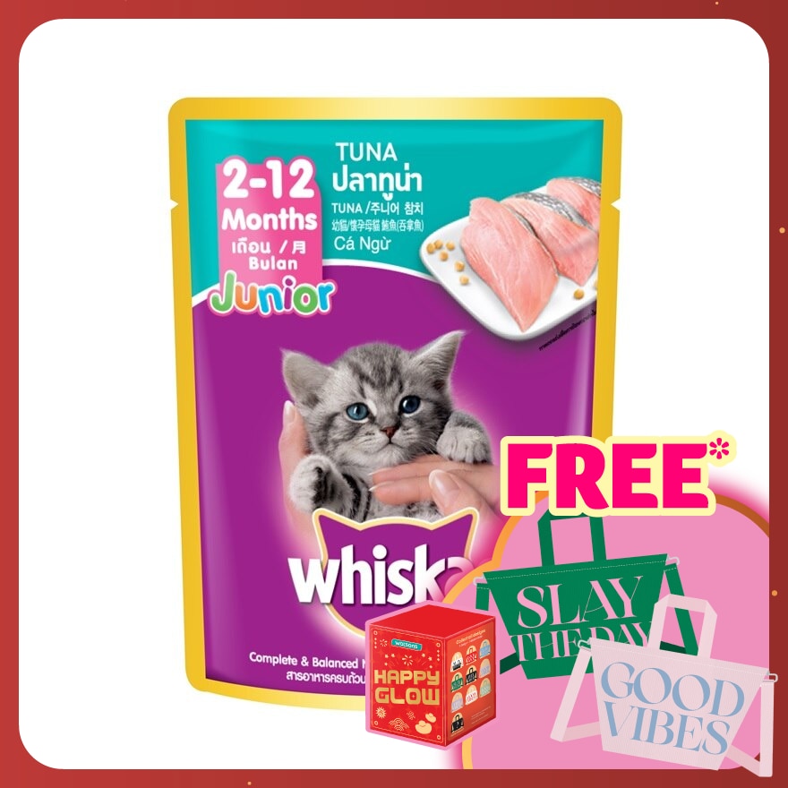 Cat Wet Food Pouch Jr Tuna 80gm