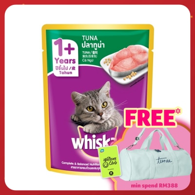 WHISKAS Cat Wet Food Pouch Tuna 80gm