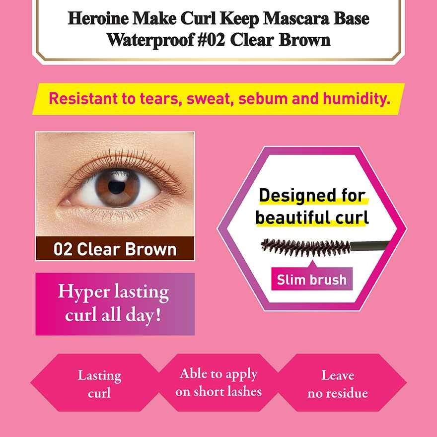 Heroine Make Curl Keep Mascara Base #02