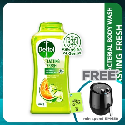 DETTOL Body Wash Lasting Fresh Honeydew Melon & Cucumber 250g