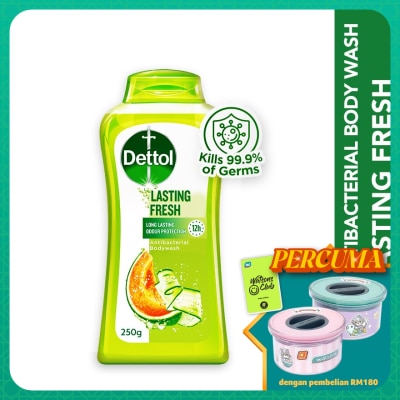 DETTOL Body Wash Lasting Fresh Honeydew Melon & Cucumber 250g