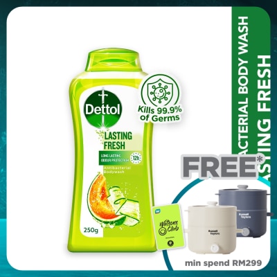DETTOL Body Wash Lasting Fresh Honeydew Melon & Cucumber 250g