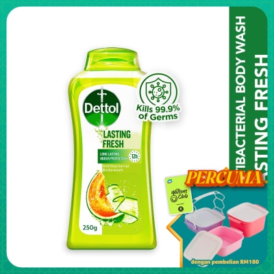 DETTOL - Body Wash Lasting Fresh Honeydew Melon & Cucumber 250g