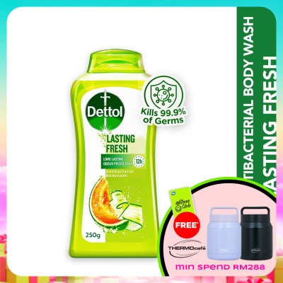 DETTOL - Body Wash Lasting Fresh Honeydew Melon & Cucumber 250g