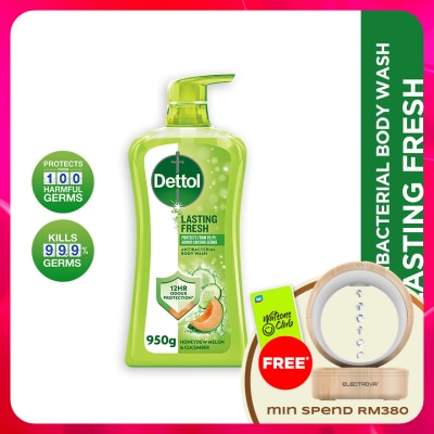 DETTOL - Body Wash Lasting Fresh Honeydew Melon & Cucumber 950g
