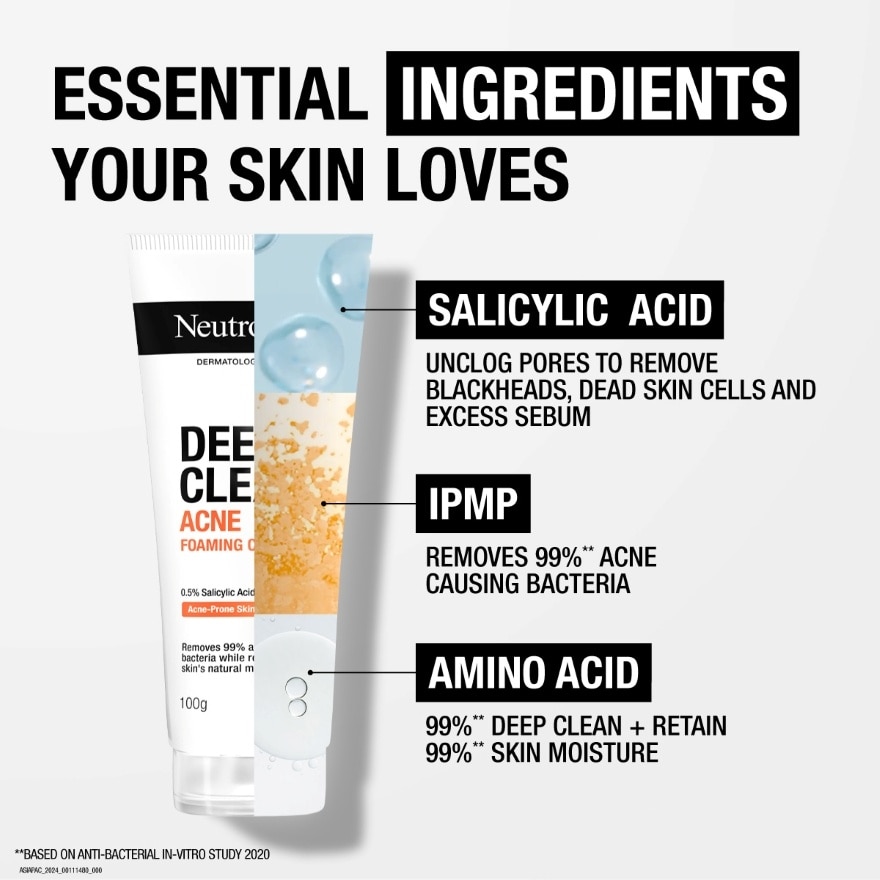 Deep Clean Hydrating Foaming Cleanser 100g