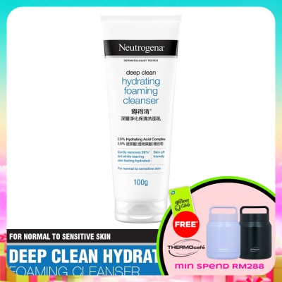 NEUTROGENA - Deep Clean Hydrating Foaming Cleanser 100g