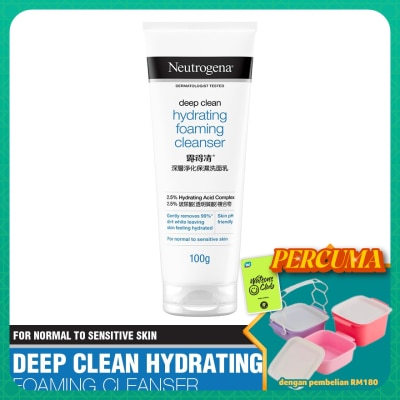 NEUTROGENA - Deep Clean Hydrating Foaming Cleanser 100g