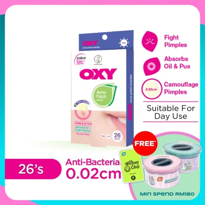 OXY Acne Patch Super Ultra Thin 26's
