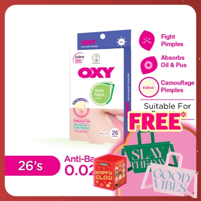 OXY Acne Patch Super Ultra Thin 26's
