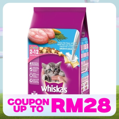 WHISKAS Cat Dry Food Jr Ocean Fish 1.1kg