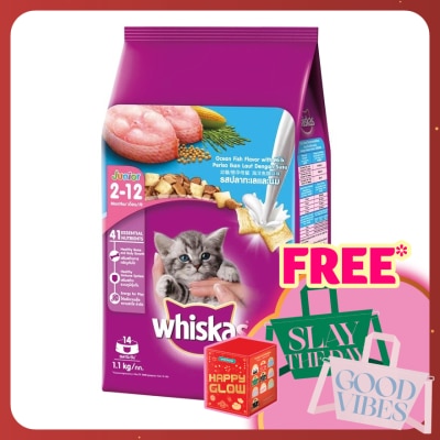 WHISKAS Cat Dry Food Jr Ocean Fish 1.1kg
