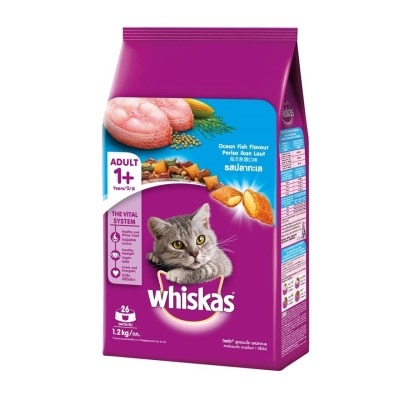 WHISKAS Cat Dry Food Ocean Fish 1.2kg