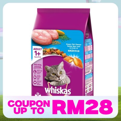 WHISKAS Cat Dry Food Ocean Fish 1.2kg