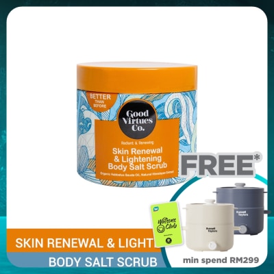 GOOD VIRTUES CO Radiant & Renewing Body Salt Scrub 200g