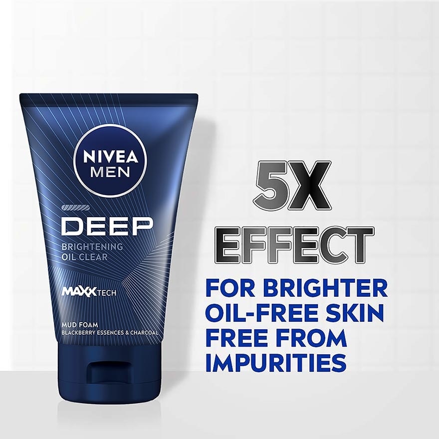 DEEP White Oil Clear Mud Foam 100g