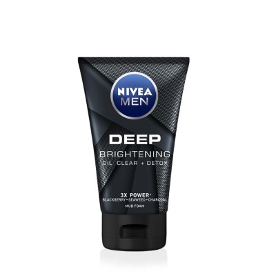 NIVEA FOR MEN DEEP White Oil Clear Mud Foam 100g