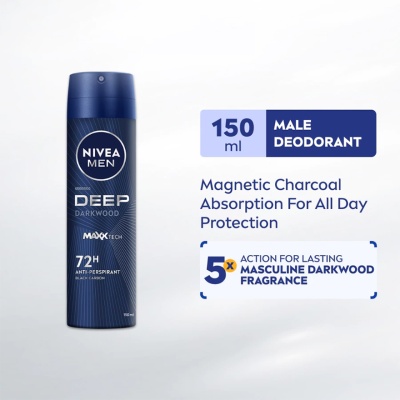 NIVEA FOR MEN - DEEP Deodorant Spray 150ml