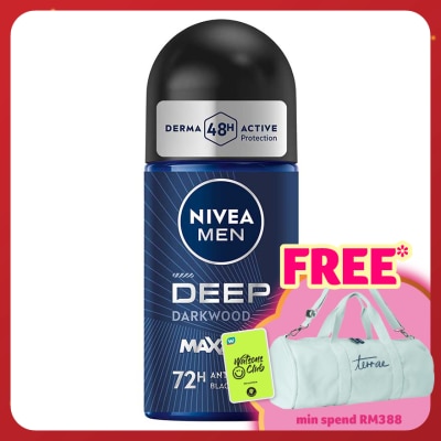 NIVEA FOR MEN DEEP Deodorant Roll On 50ml