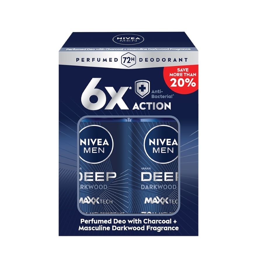 DEEP Deodorant Roll On Twin Pack 2x50ml image