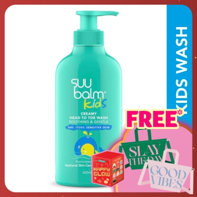 SUU BALM Kids Soothing & Moisturizing Body Wash 420ml