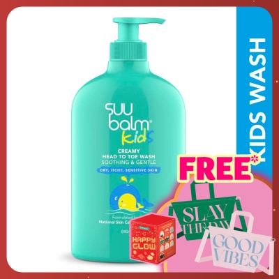 SUU BALM Kids Soothing & Moisturising Body Wash 840ml