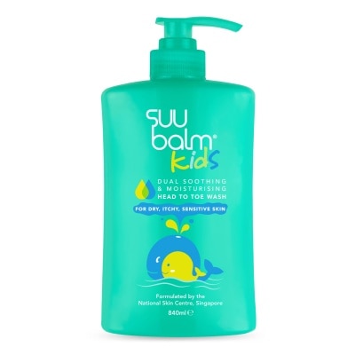 SUU BALM Kids Soothing & Moisturising Body Wash 840ml