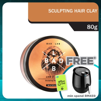 BAD LAB Strong & Matt Sculping Hair Clay 80G